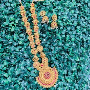 Temple Design  Antique Haram Set